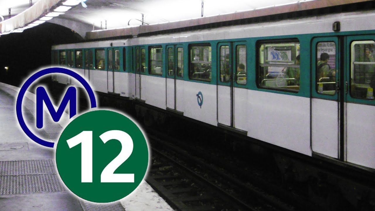 Métro ligne 12 (trajet entre Mairie d’Aubervilliers et Mairie d’Issy)(RATP) le 7/11/25