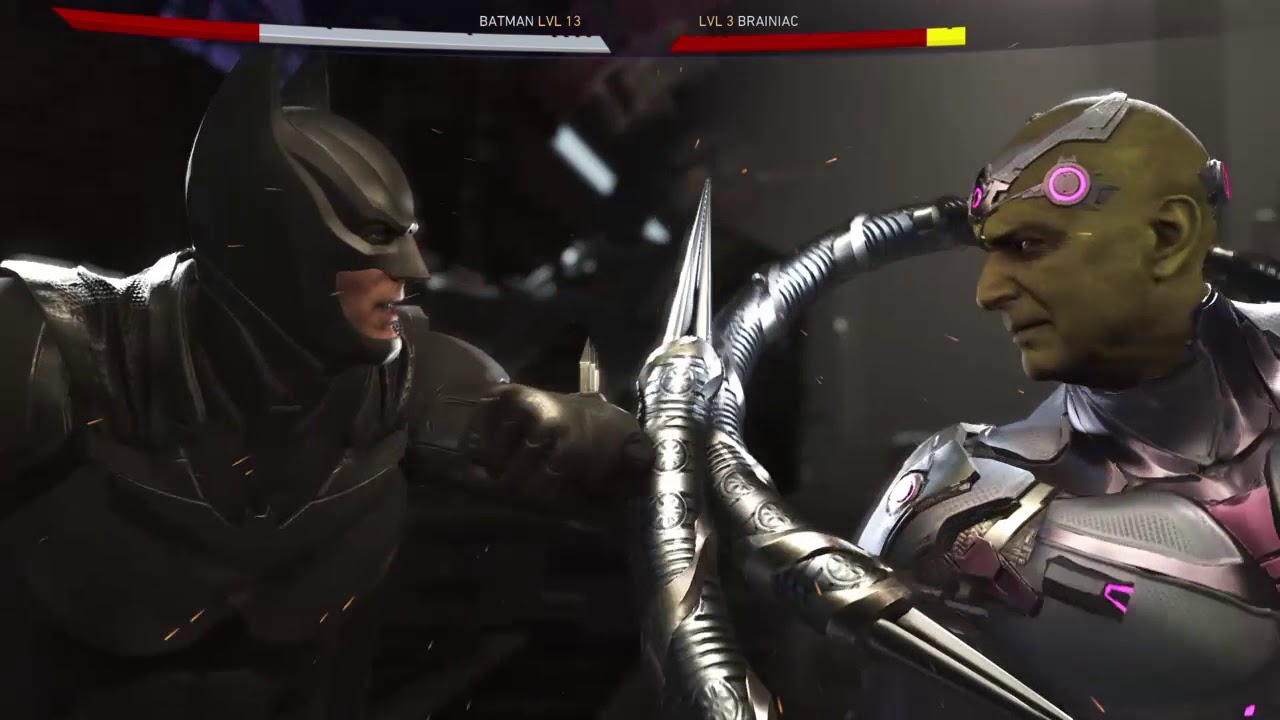 Injustice 2 Batman vs Brainiac