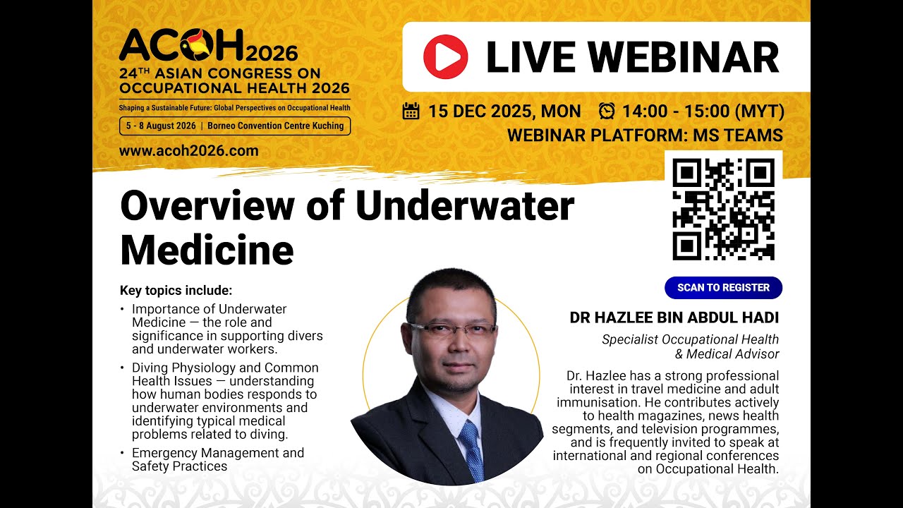 24th ACOH 2026 | 10th Overview of Underwater Medicine