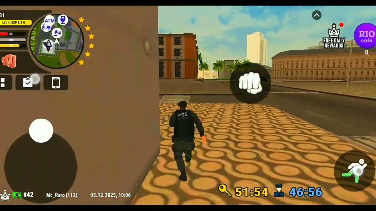 Me Enfriltei na PF Do (Rio rise rp)🤯🤯🤯