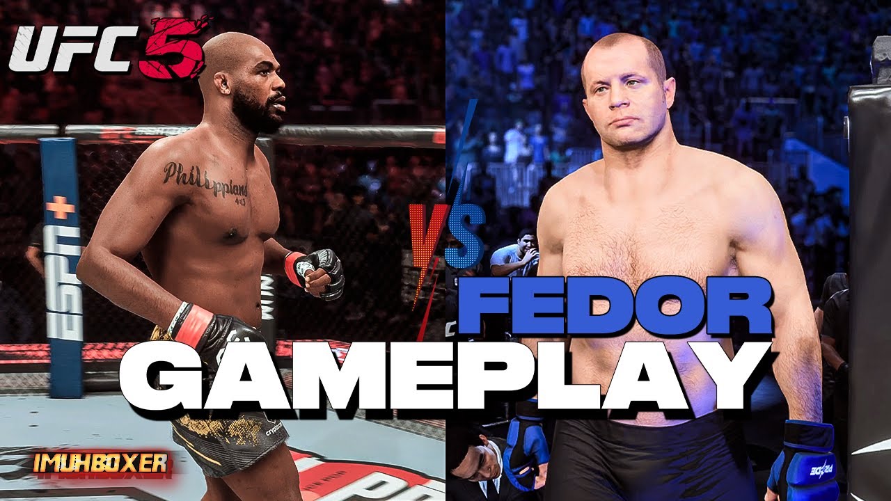 EA SPORTS UFC 5 - NEW FEDOR vs Current Jon Jones - Raw GAMEPLAY!