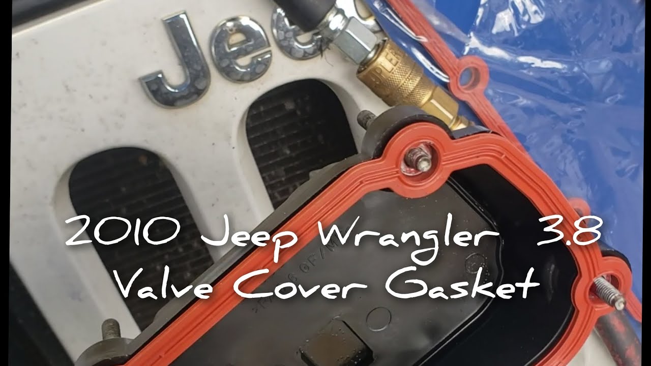 2010 Jeep Wrangler 3.8 Valve Cover Gasket - Empaque de Punterias