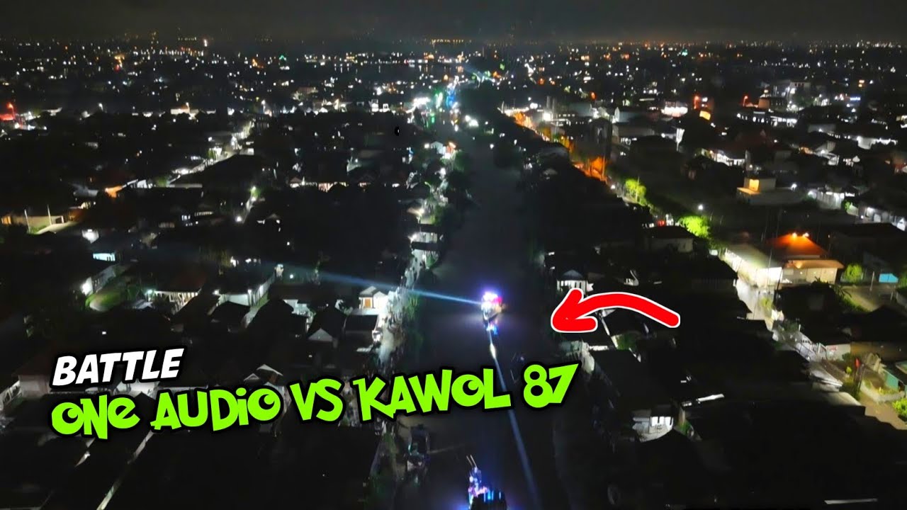 Gemerlap Kota Sidoarjo di saat ONE AUDIO vs KAWOL 87 Battle Sound di Atas Air 