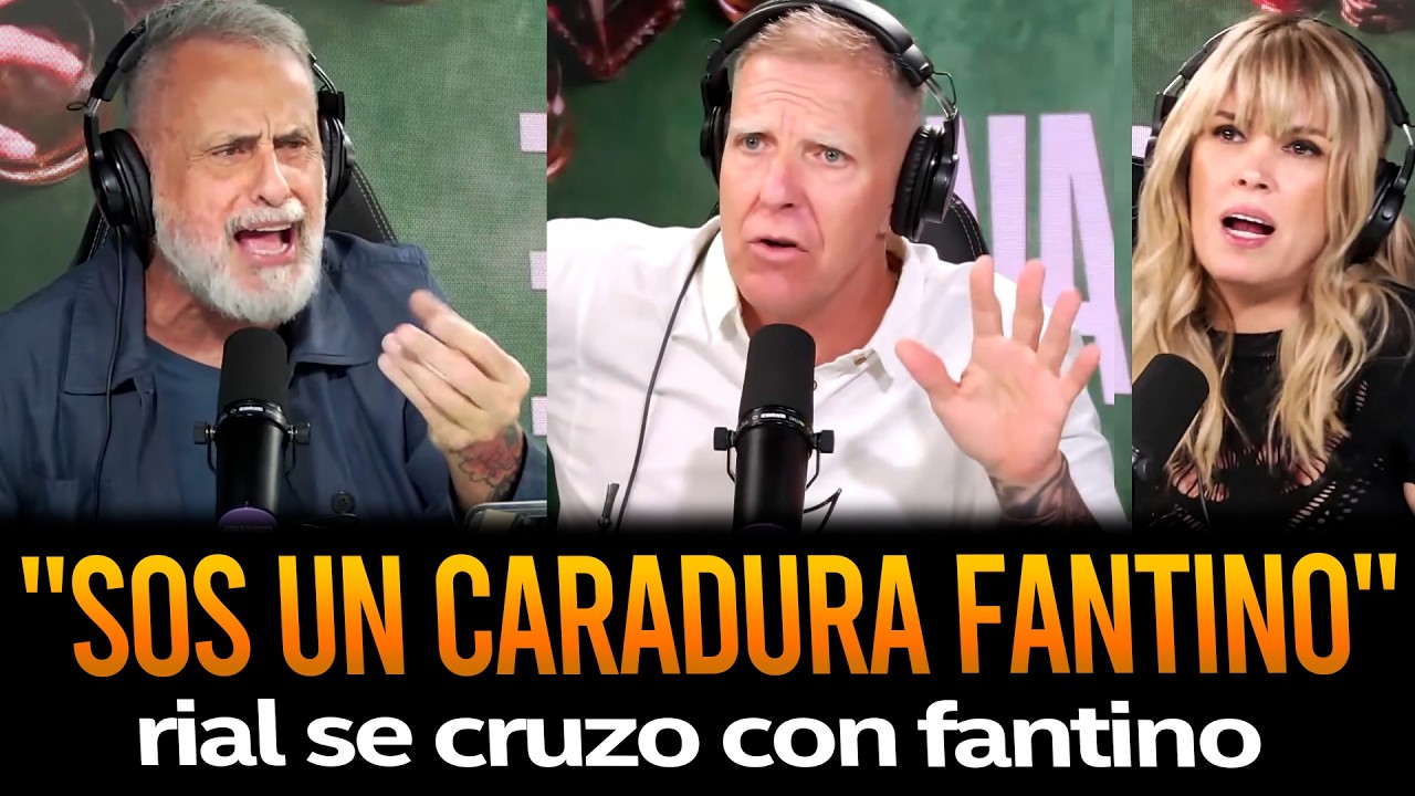 RIAL cruzo con todo a FANTINO y se dijeron de todo