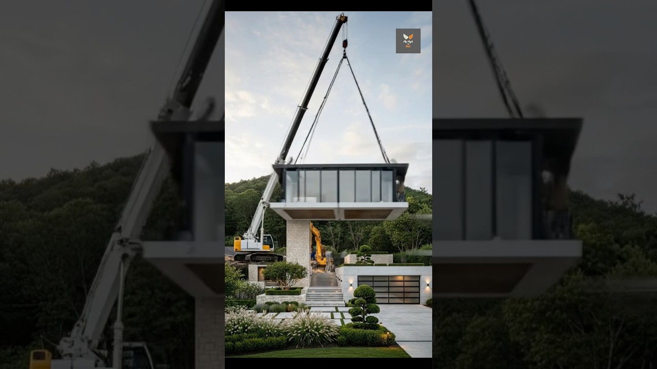 Modern Luxury House in Front of a Hill ⛰️ 