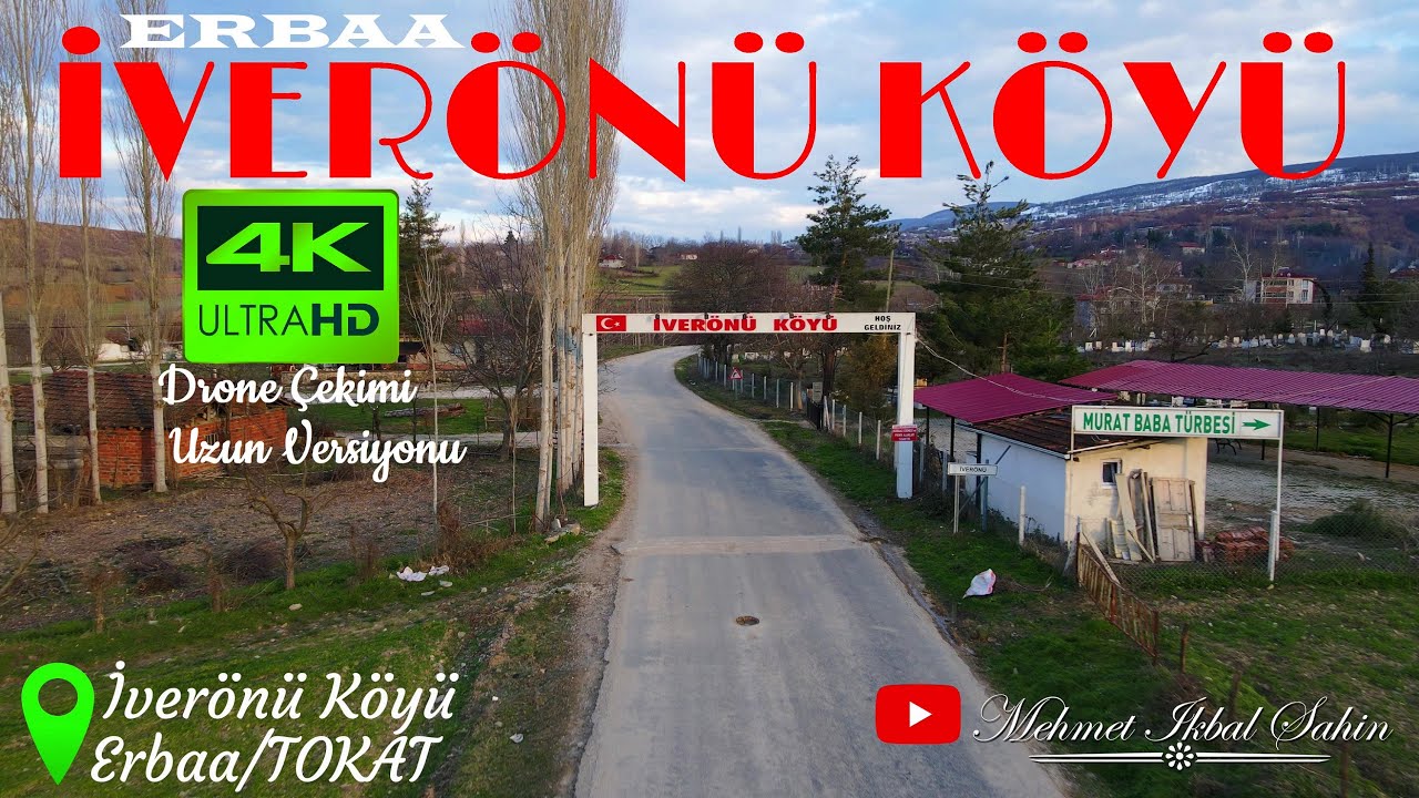 İverönü Köyü - Erbaa - TOKAT / 4K Drone Çekimi - Uzun Versiyonu /  5.3.22