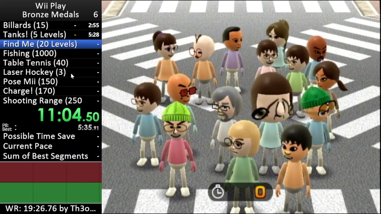 Wii Play All Bronze Medals in 28:15