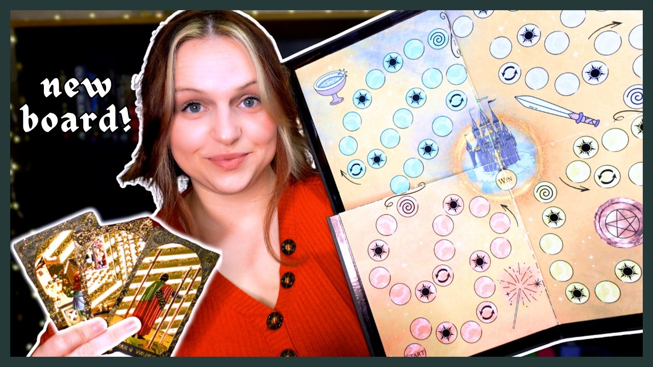 Мой ПЕРВЫЙ раунд настольной игры Таро TBR! 🎄 Декабрь TBR | tarot tbr | tbr game