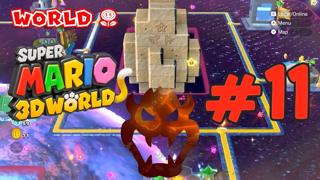 Super Mario 3D World | World 11 | FLOWER World Playthrough (Nintendo Switch)