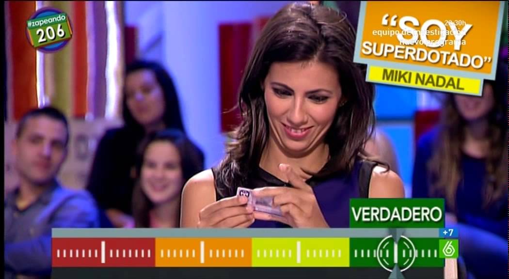 Miki Nadal enseña su carnet de Mensa España en La Sexta