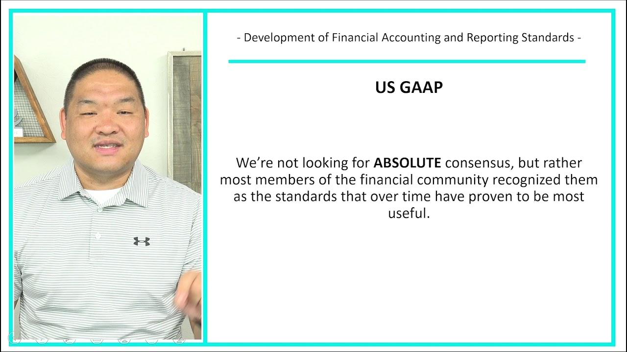 Intermediate Accounting - Lesson 1.5 - Development of Financial Accounting and Reporting Standards