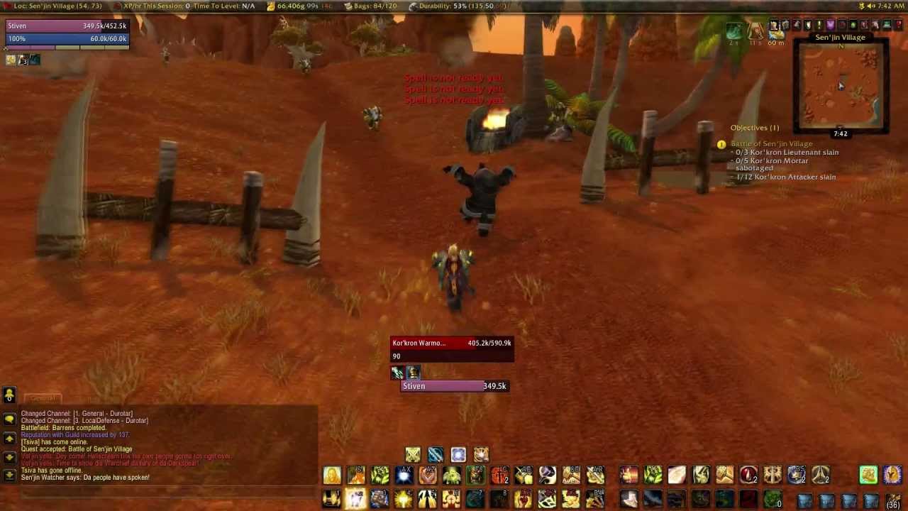 Chen Stormstout and Thrall Killing Kor'kron Army
