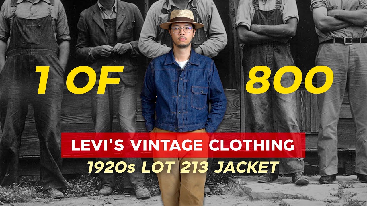 Levi's ลิมิเต็ด 800 ตัวทั่วโลก กับแจ็คเก็ต 1920s Lot 213 
