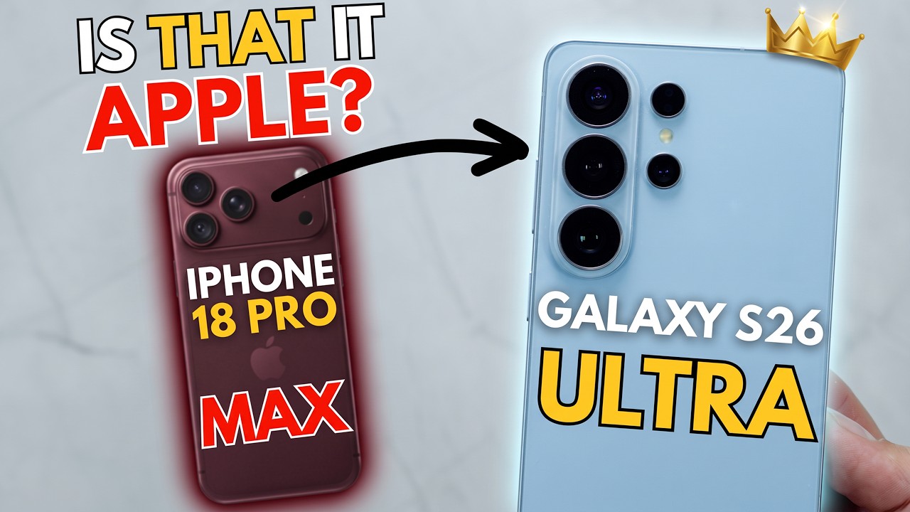 ВСЕ ПРИЧИНЫ, по которым S26 Ultra ЛУЧШЕ, чем 18 Pro Max!