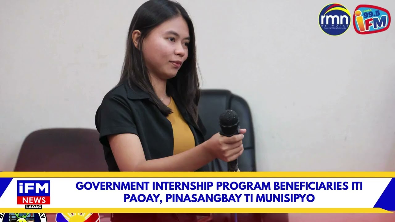 GOVERNMENT INTERNSHIP PROGRAM BENEFICIARIES ITI PAOAY, PINASANGBAY