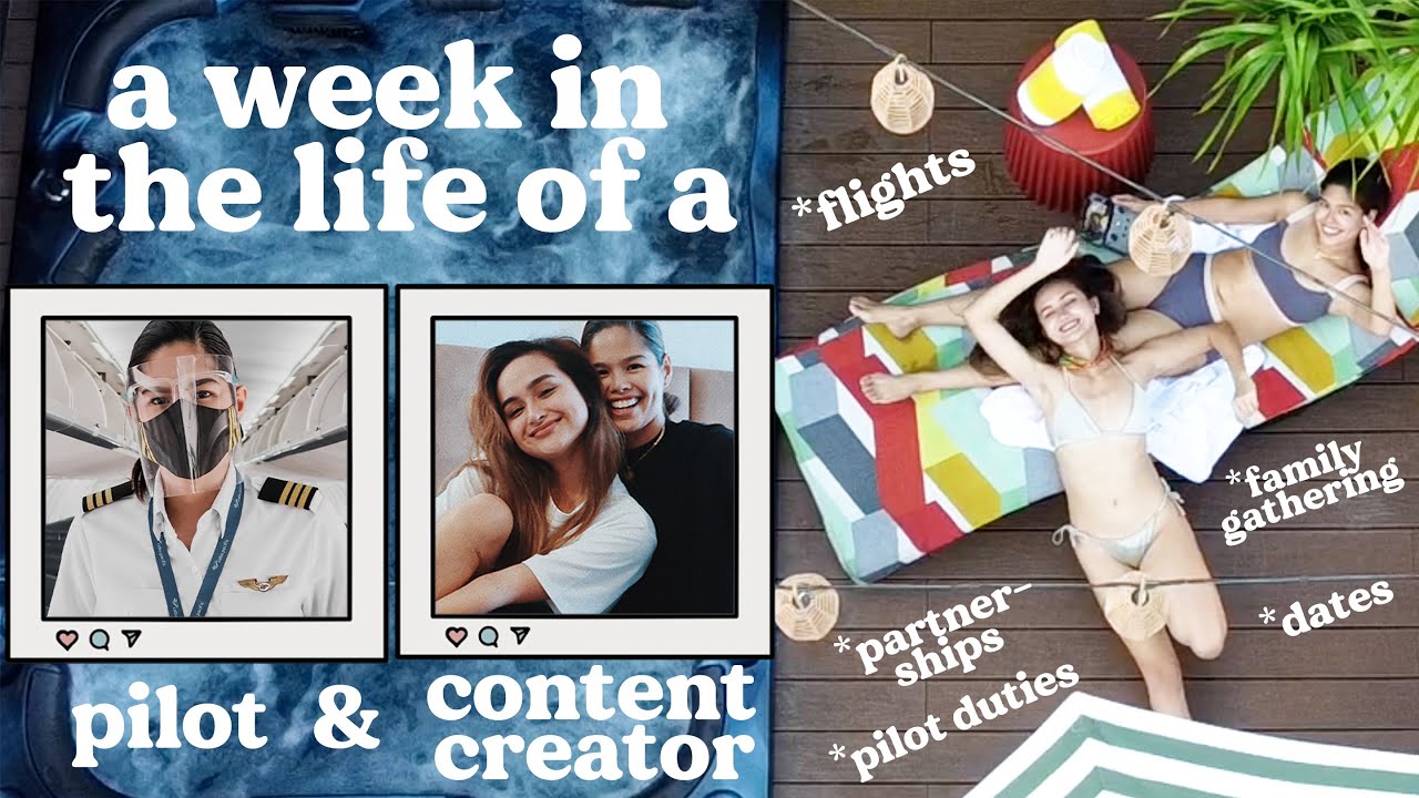 A WEEK IN THE LIFE : GETTING THROUGH THE WEEK AS A PILOT, CONTENT CREATOR & LOVER 😛 (SUPER BUSY!!)