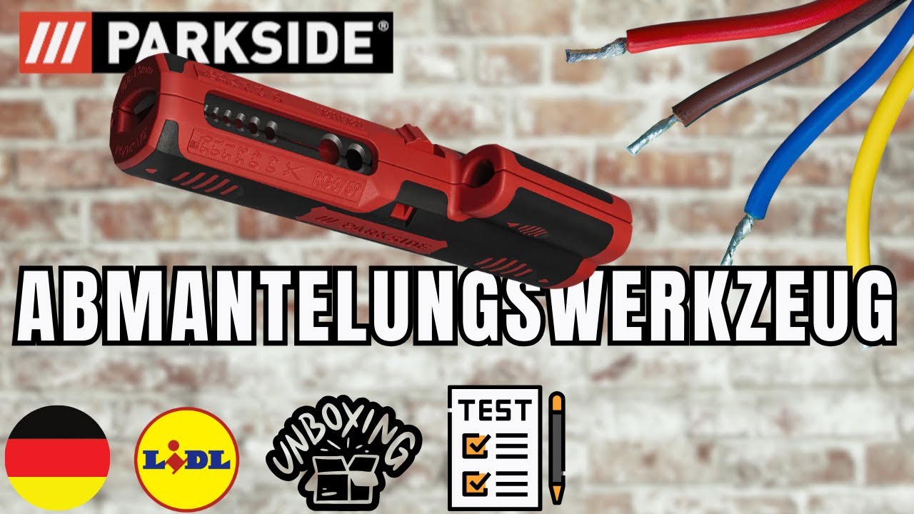 ABMANTELUNGSWERKZEUG  PARKSIDE  DEUTSCHLAND DEUTSCH LIDL