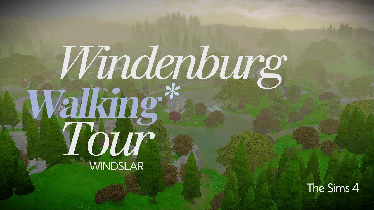Sims 4: Windenburg - Windslar - First Person - 13 Minutes
