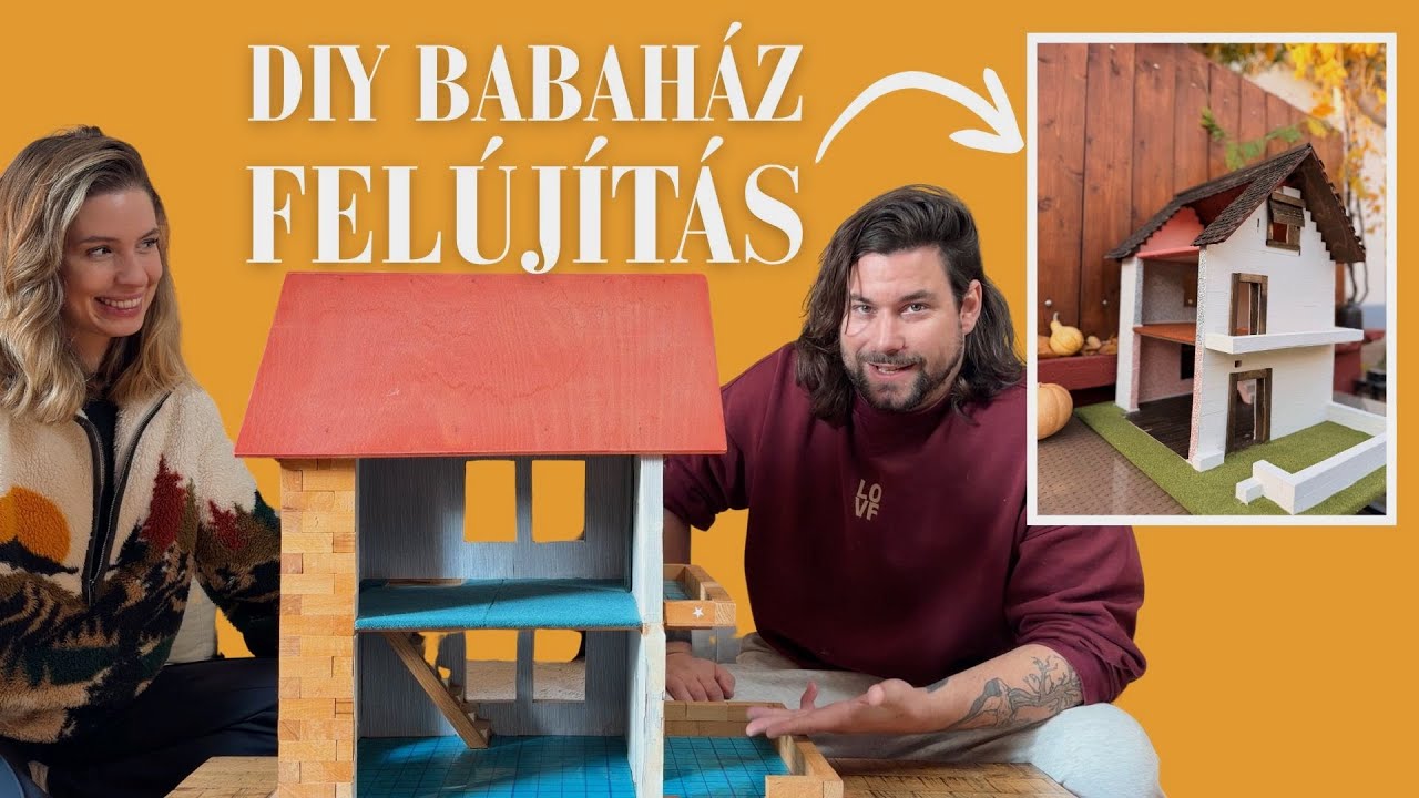 DIY babaház felújítás Dáviddal | VLOG