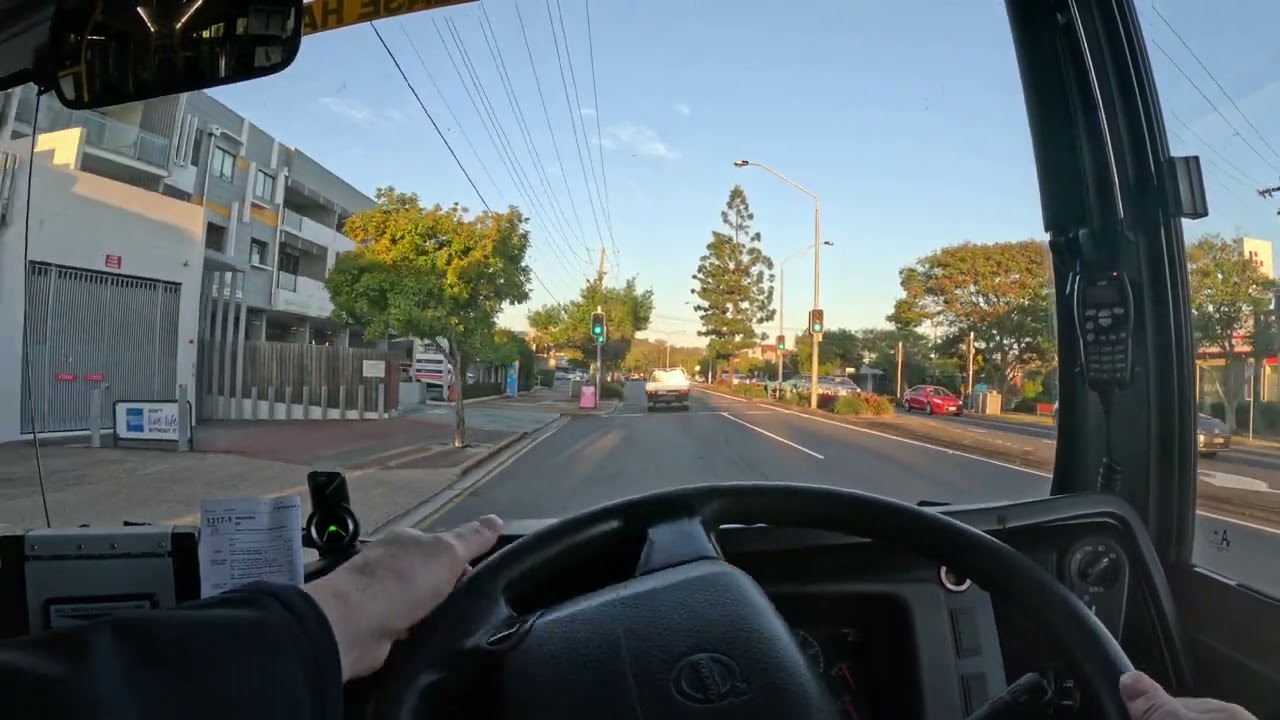 POV Bus Driving Express Rocket Service from Cannon hill to the City
