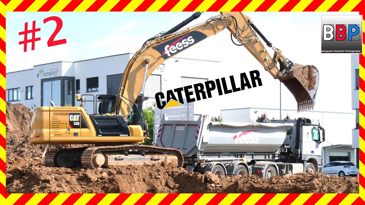 Caterpillar 336 Next Gen & Sattelkipper, Aushub MEDICPLAZA, Waiblingen, 2022. #2