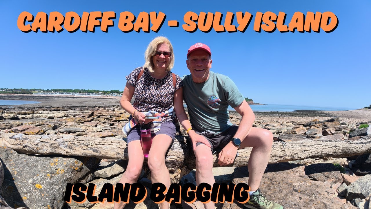 Cardiff Bay Caravan and Camping Park bagging our first island. Sophia Gardens to Sully Island
