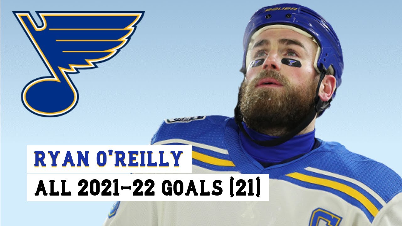 Ryan O'Reilly (#90) All 21 Goals of the 2021-22 NHL Season