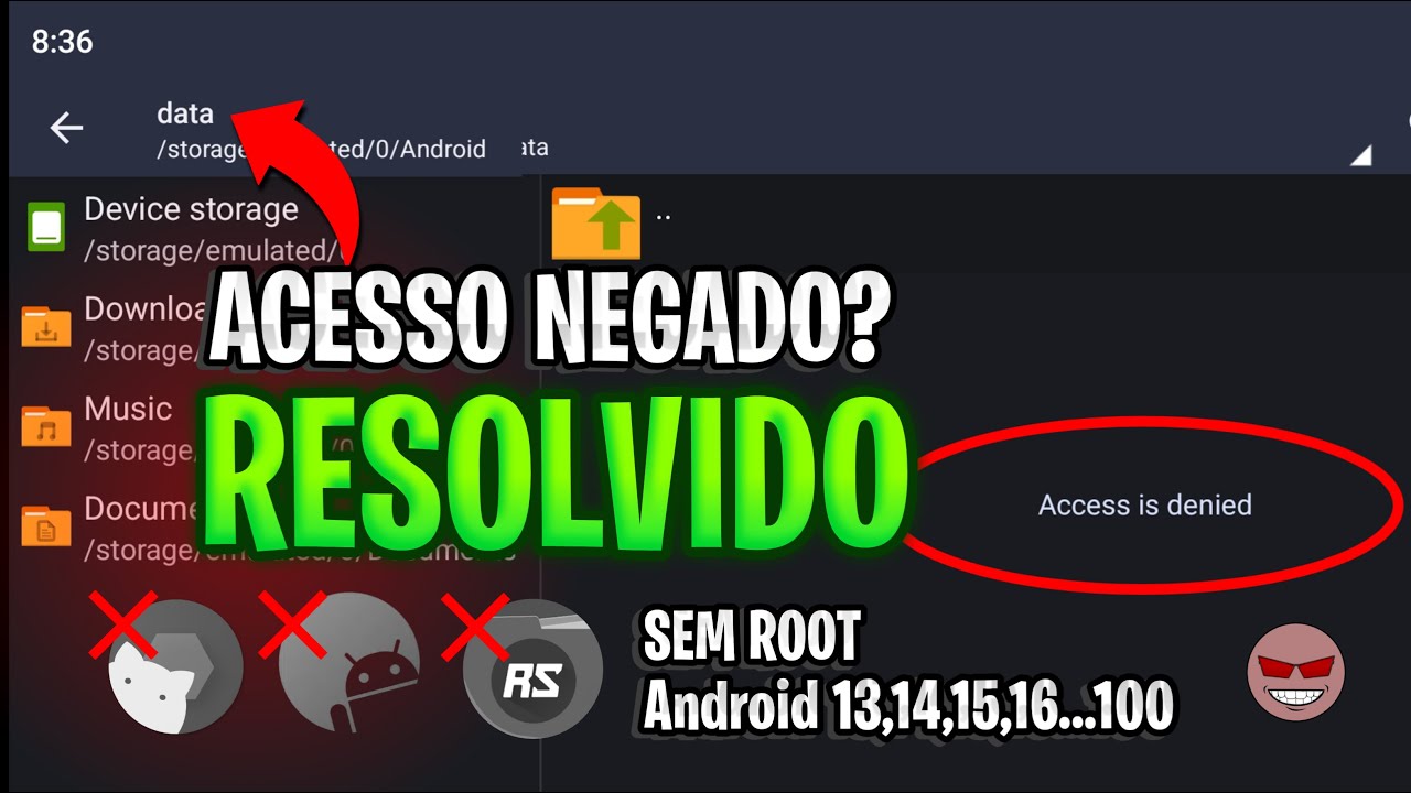 Como Acessar Pasta DATA e OBB no Android 13, 14, 15, 16 SEM ROOT com Zarchiver - CK TUTORTUDO