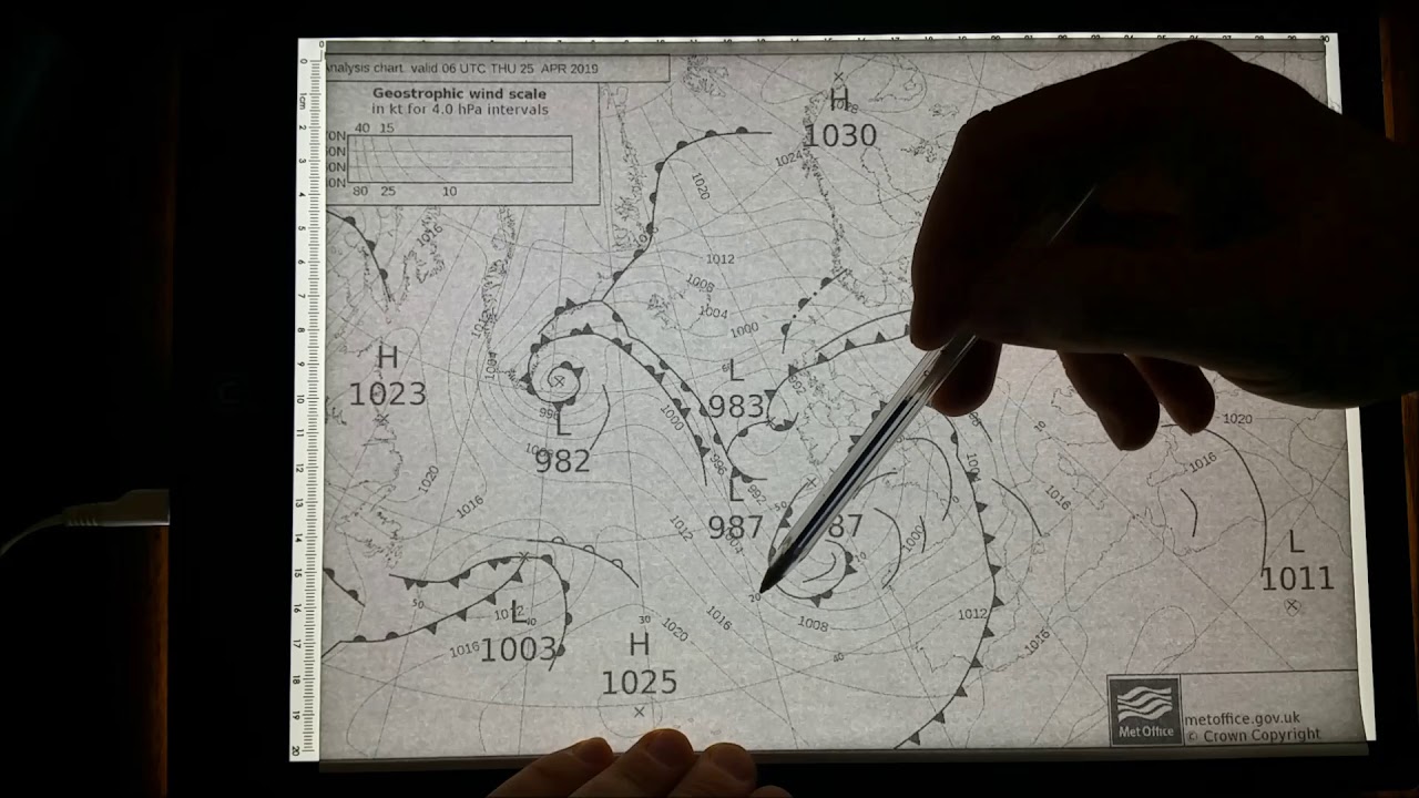 Meteorologia - Analisi ed interpretazione delle carte di pressione al suolo (meteofax)