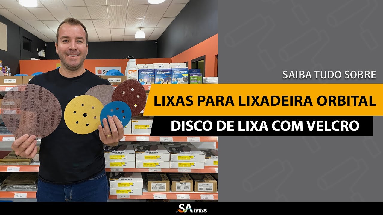 Saiba a Diferen&ccedil;a e para que serve a Lixa Hookit , Telada , Abranet Mirka, Trizact 3m Velcro