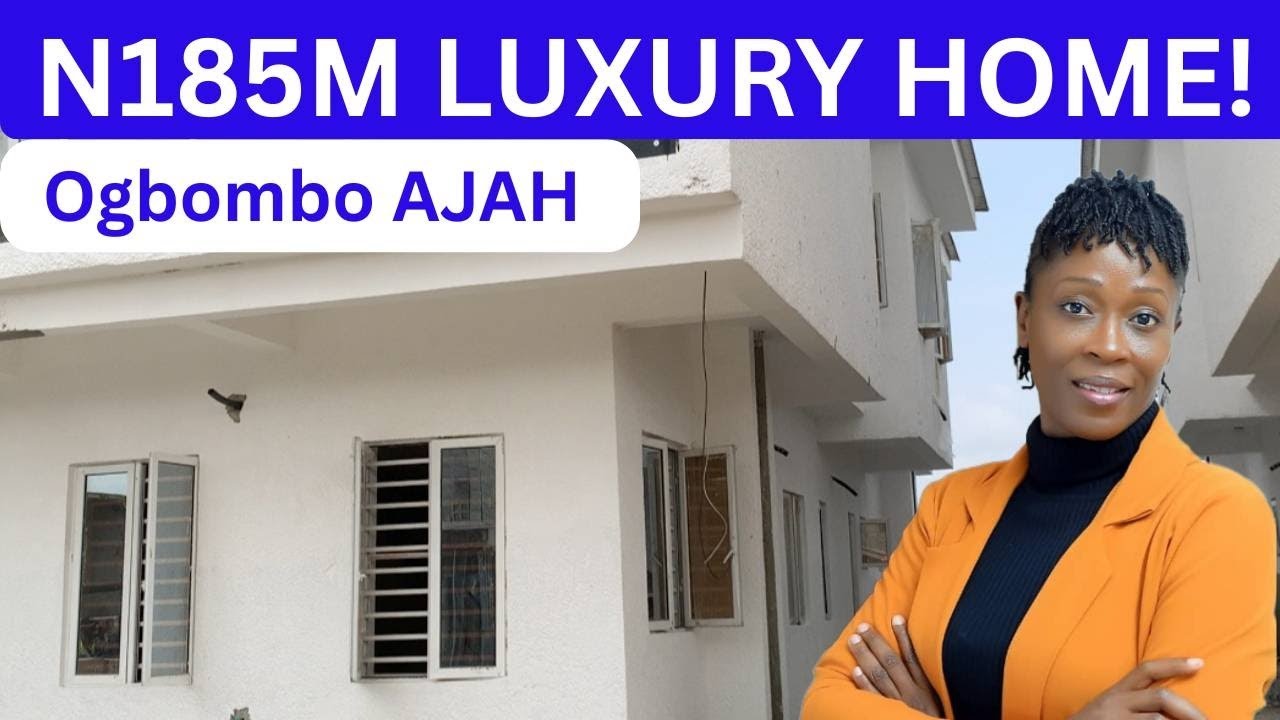 4 BEDROOM DUPLEX HOUSE FOR SALE IN OGOMBO AJAH|| LEKKI LAGOS