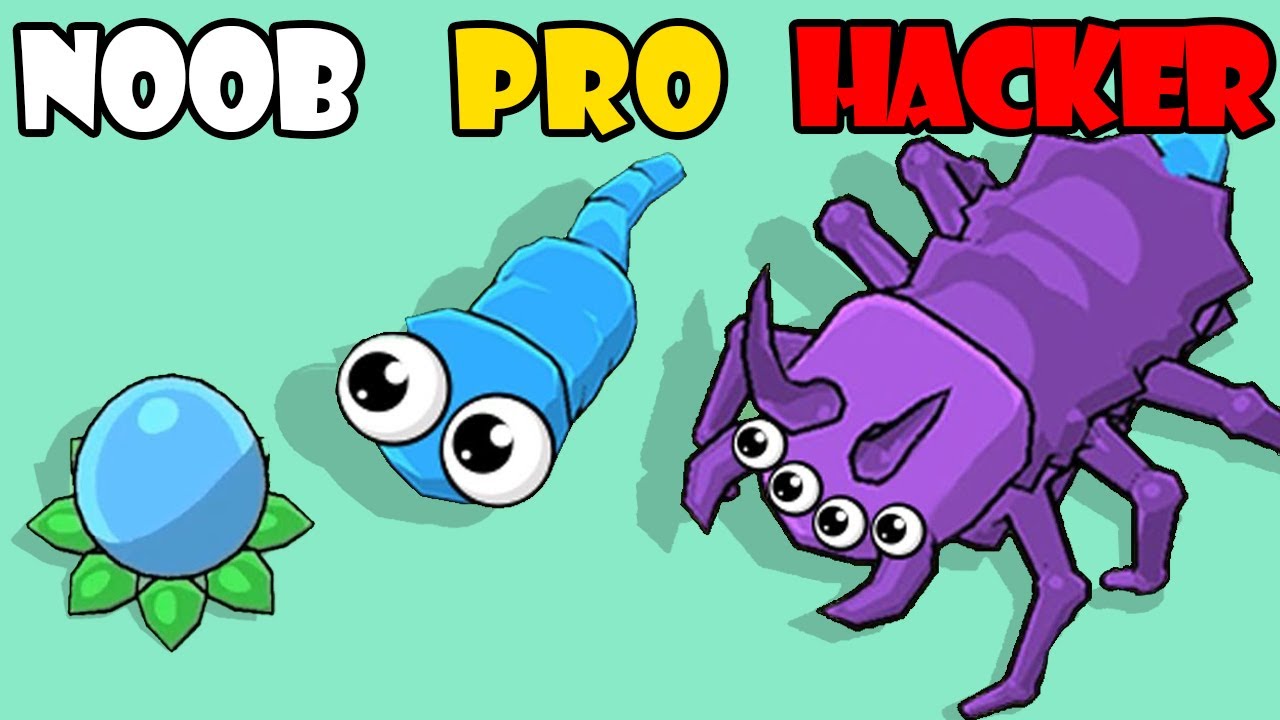 NOOB vs PRO vs HACKER - Eat And Evolve (Android,iOS)