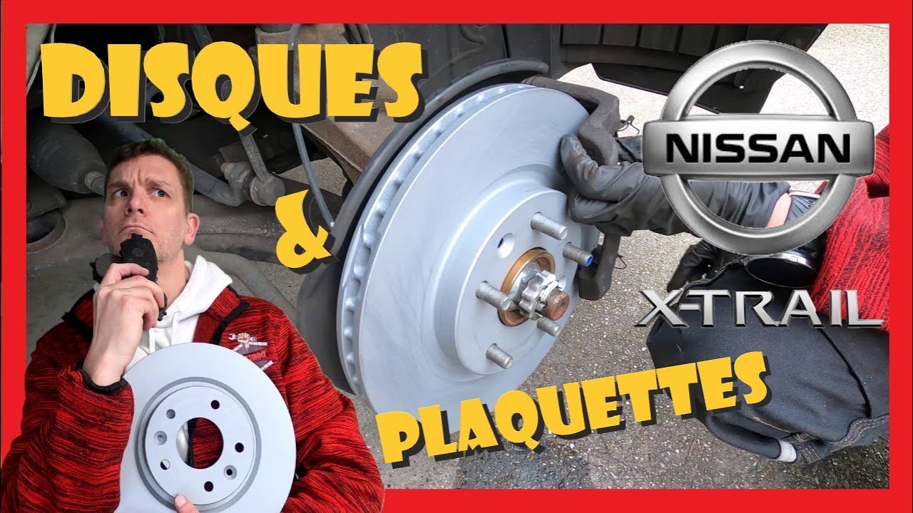 Remplacer disques & plaquettes de freins avant sur Nissan X-Trail