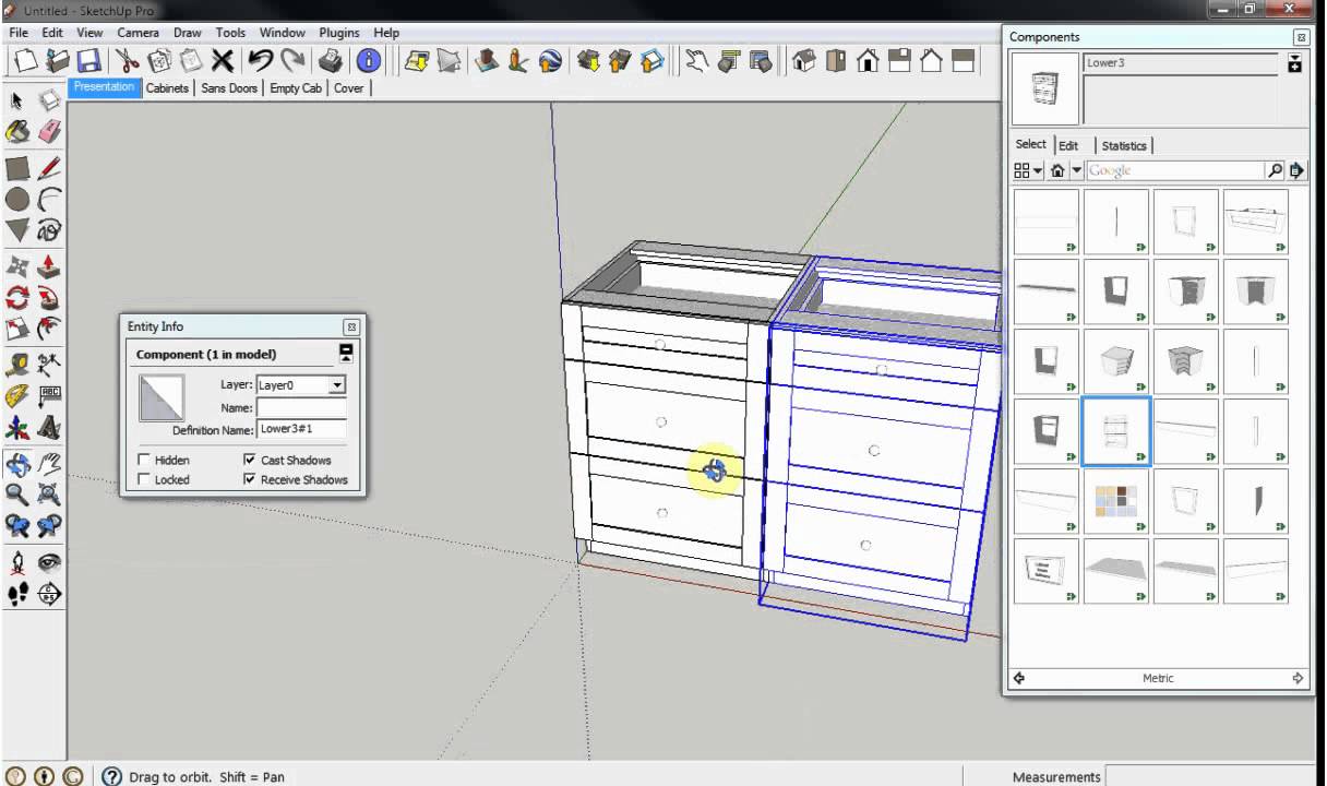 CabinetSense: Программное обеспечение для проектирования мебели в Sketchup. Другие функции.