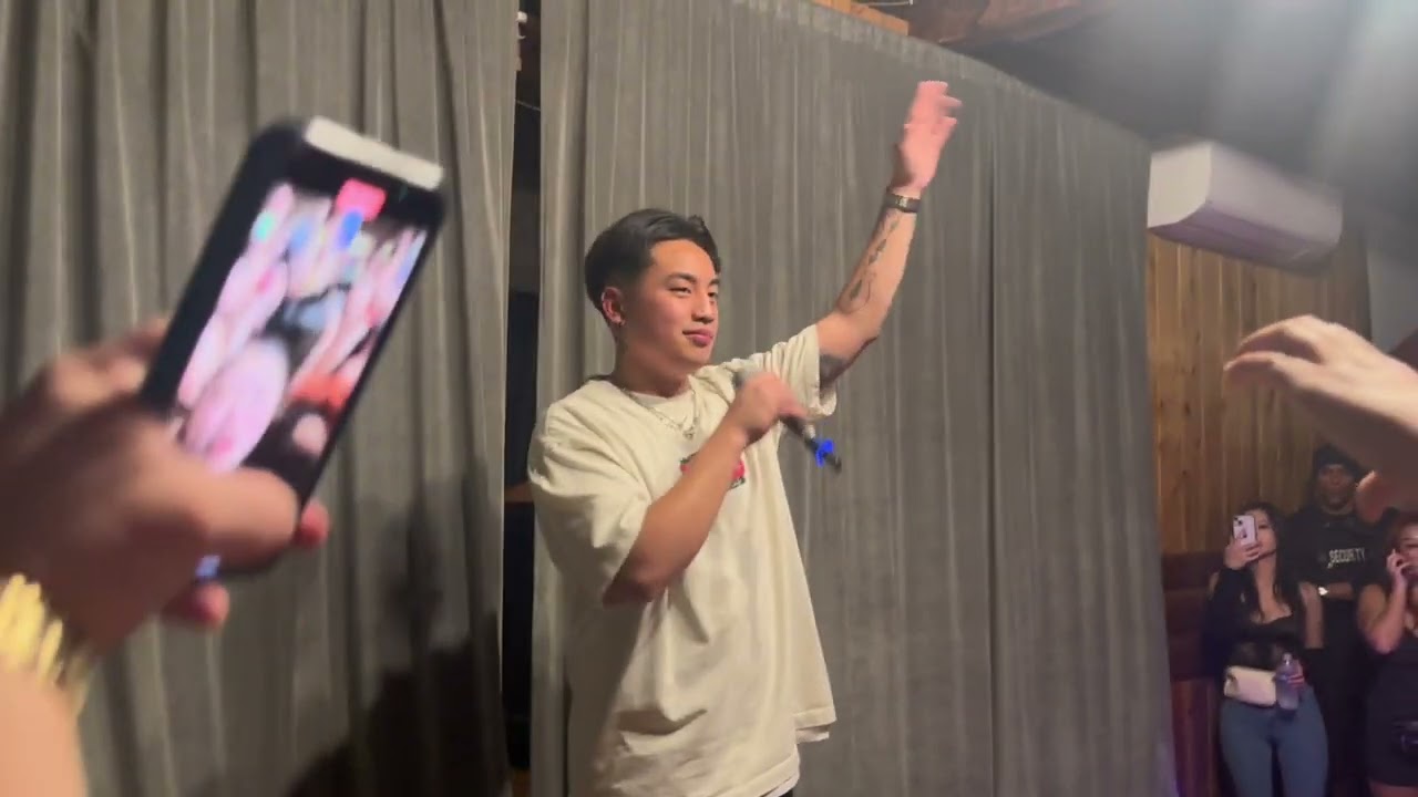 Chenning Xiong performing at Portland Hmong New Year Concert 2023