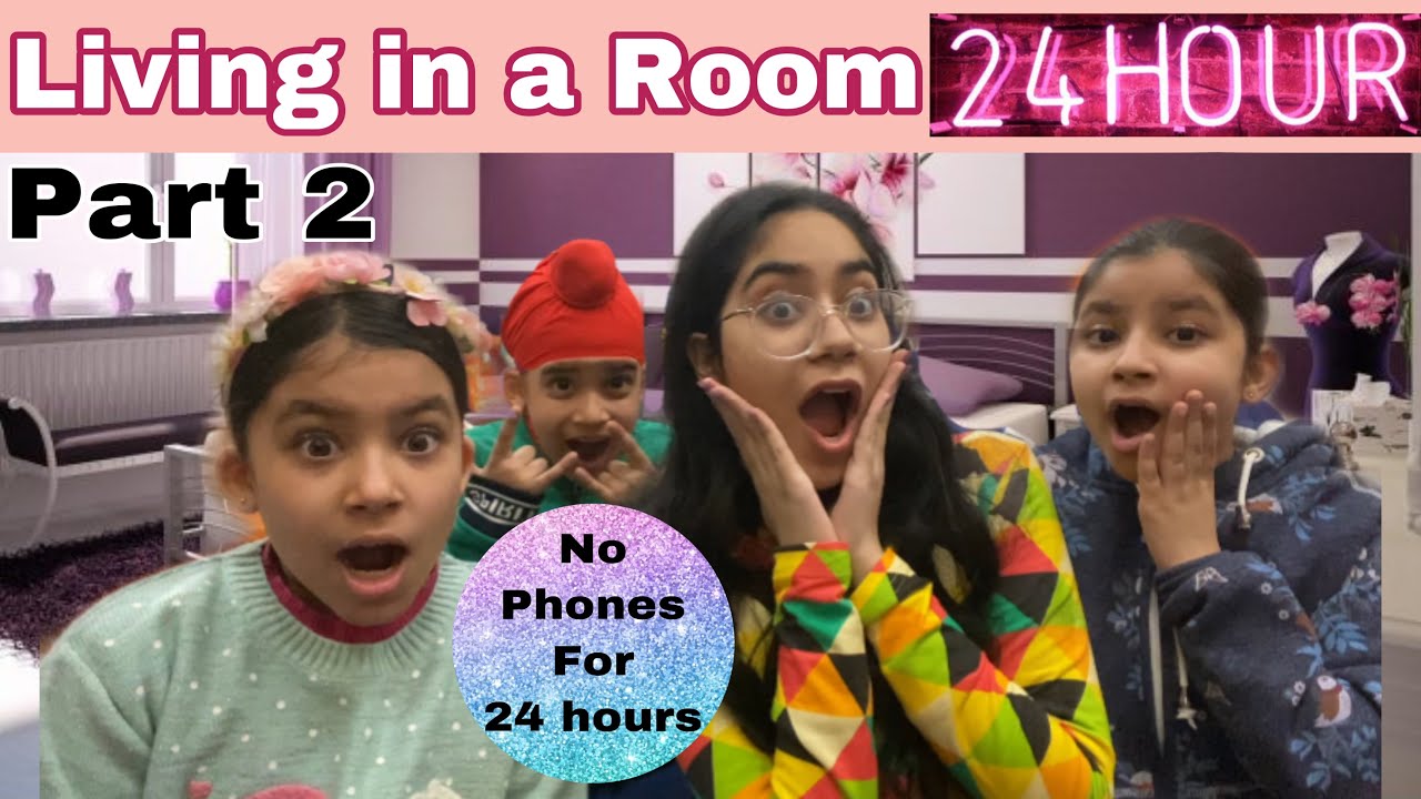LIVING IN A ROOM (BEDROOM) FOR 24 HOURS | Anahita Singh |