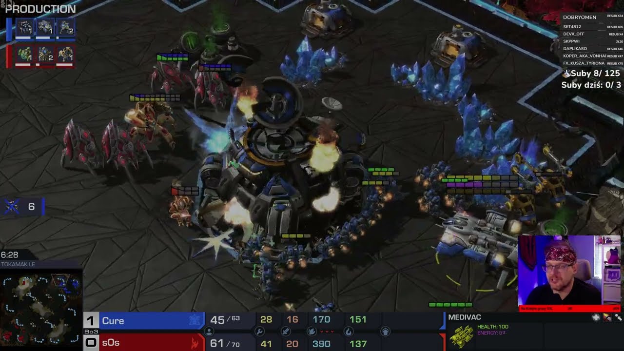 GSL Faza grupowa -  Cure vs sos - Bo3 - Wróciłem, żeby was okraść z donejtów i pogadać o polityce ^^