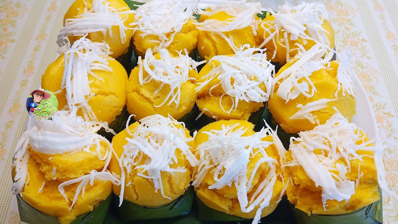 ขนมตาลนุ่มๆฟูๆหอมหวาน อร่อยเคล็ดลับทำแบบนี้แป้งฟูๆหน้าแตกสวยๆ