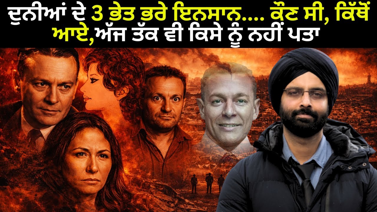 ਦੁਨੀਆਂ ਦੇ 3 ਭੇਤ ਭਰੇ ਇਨਸਾਨ.... ਕੌਣ ਸੀ, ਕਿੱਥੋਂ ਆਏ,ਅੱਜ ਤੱਕ ਵੀ ਕਿਸੇ ਨੂੰ ਨਹੀਂ#3Most Disturbing Mysteries