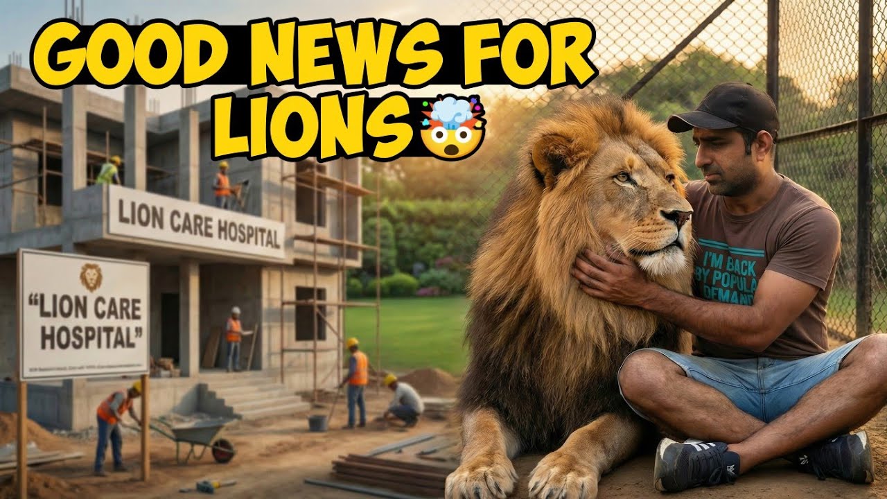 Sheron Ke Liye Naya Hospital Ban Raha Hai! 🏥🦁 Aaj Sabse Bari Good News