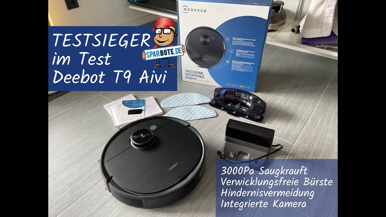 Testsieger im Test: 🌪  Ecovacs Deebot T9 Aivi 🌪