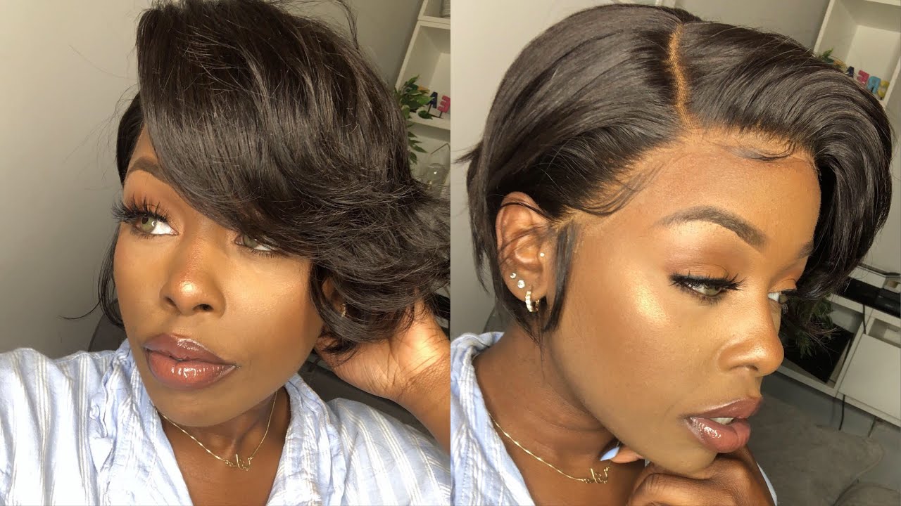 Affordable Grown & Sexy! Short Pixie Bob, UNDER $100! Easy Install, Wig head Prep! Wowafrican.com