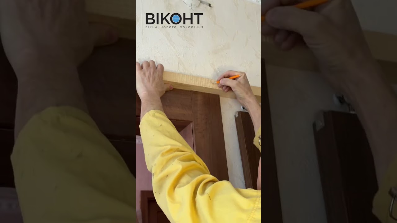 Установка розсувних міжкімнатних дверей Віконт