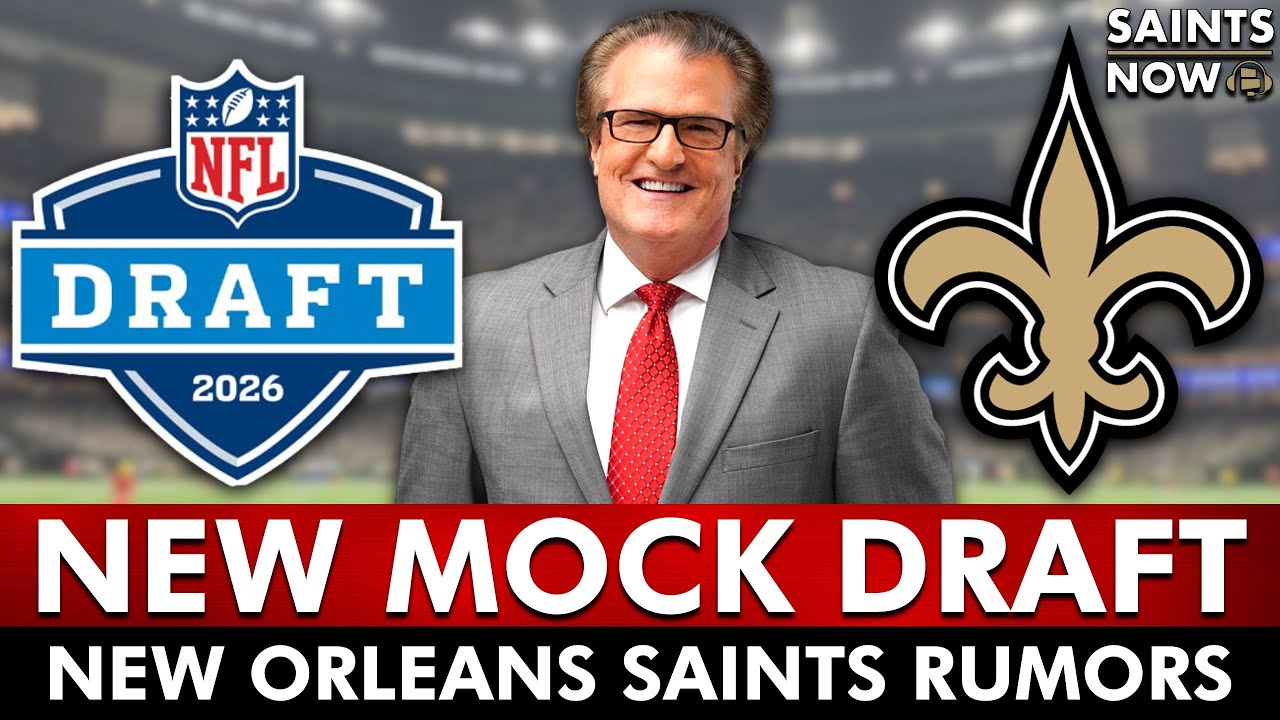 NEW Mel Kiper Saints Mock Draft With #8 Pick