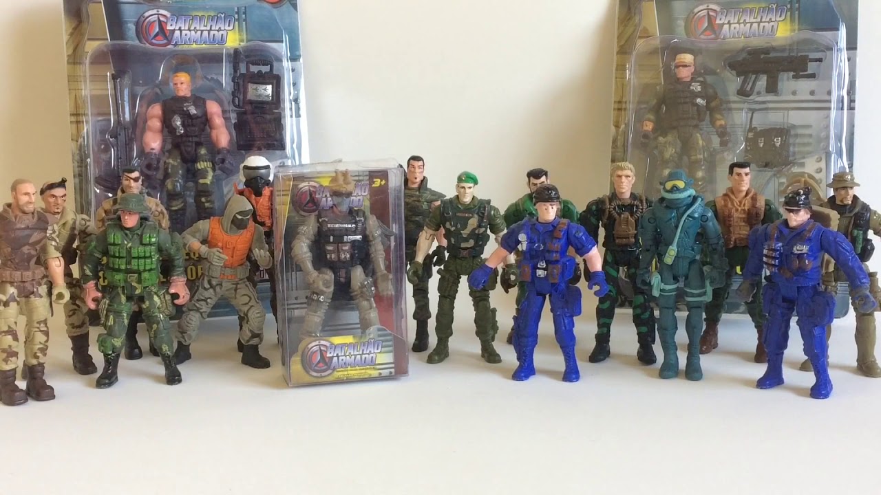 Aumentando minha coleção de soldadinhos. Figuras de ação 67