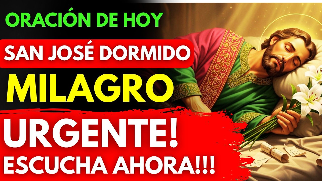¡Haz 3 Peticiones Urgentes HOY! 💖 Oración Poderosa a San José Dormido Que Nunca Falla