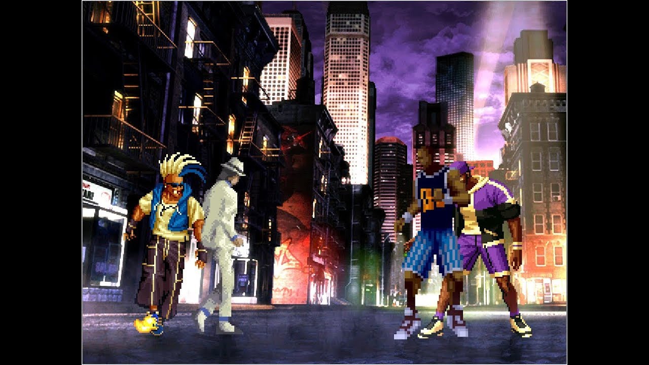 M.Jackson & Duck King vs Shaquille O´neal & Lucky Gluber [Dance vs Basketball]