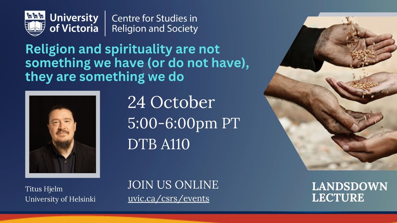 Religion and Spirituality Are Not Something We Have (Or Do Not Have), They Are Something We Do