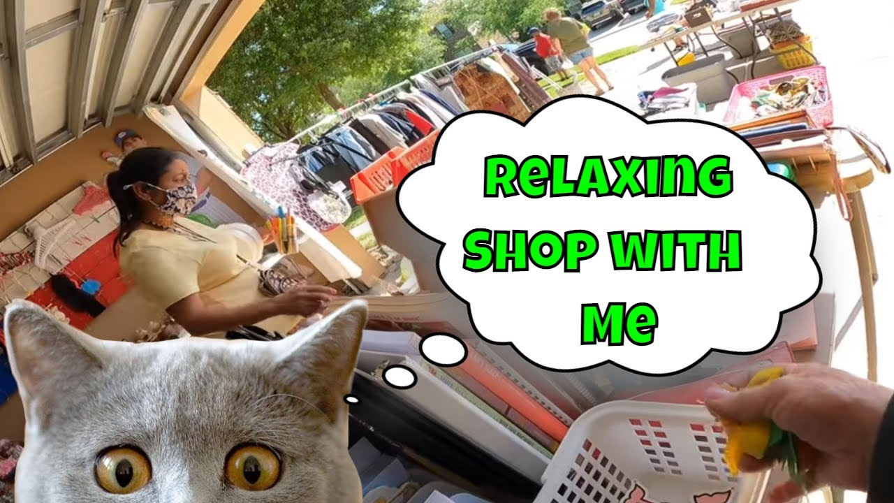 Garage Sale - Relaxing Shop with Me