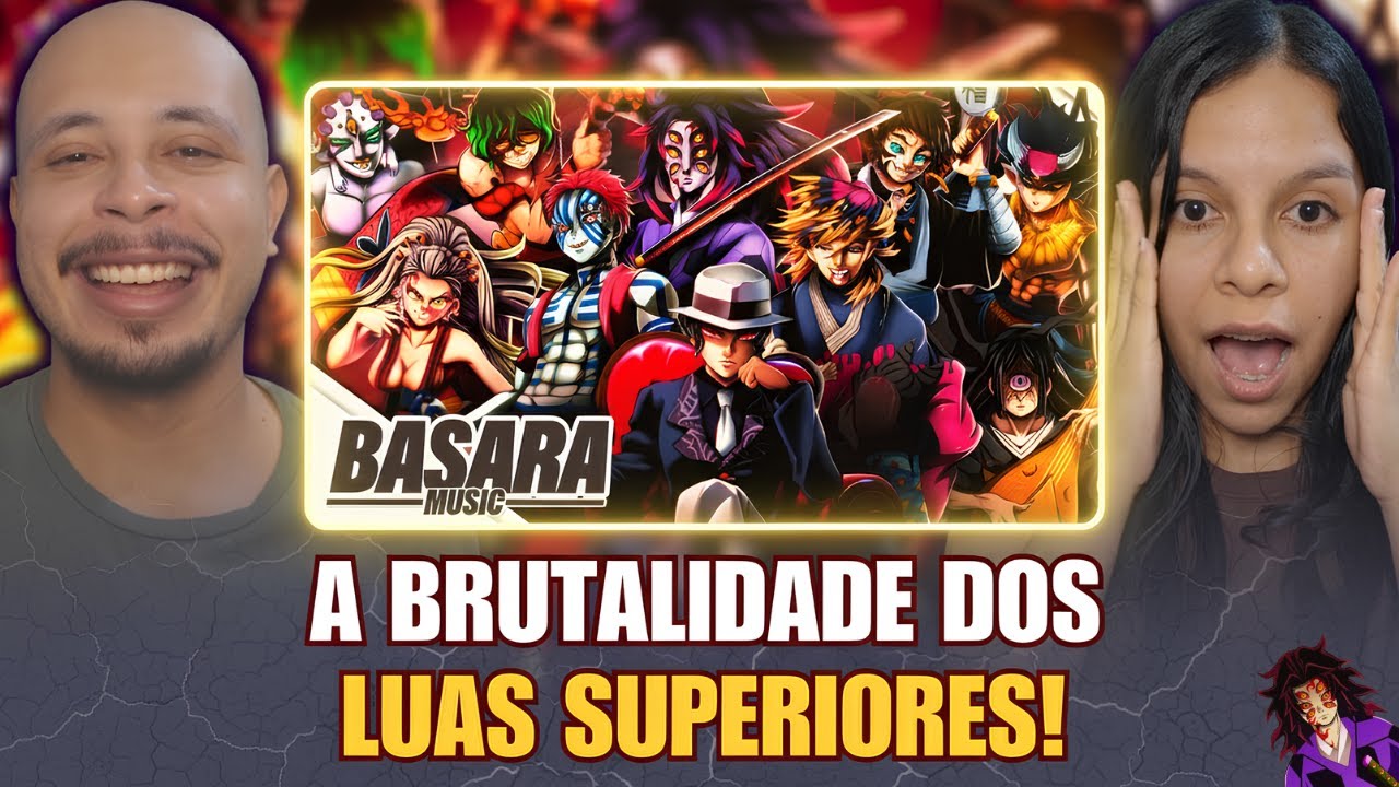 CASAL REACT: Luar de Sangue | Luas Superiores (Demon Slayer) | Basara